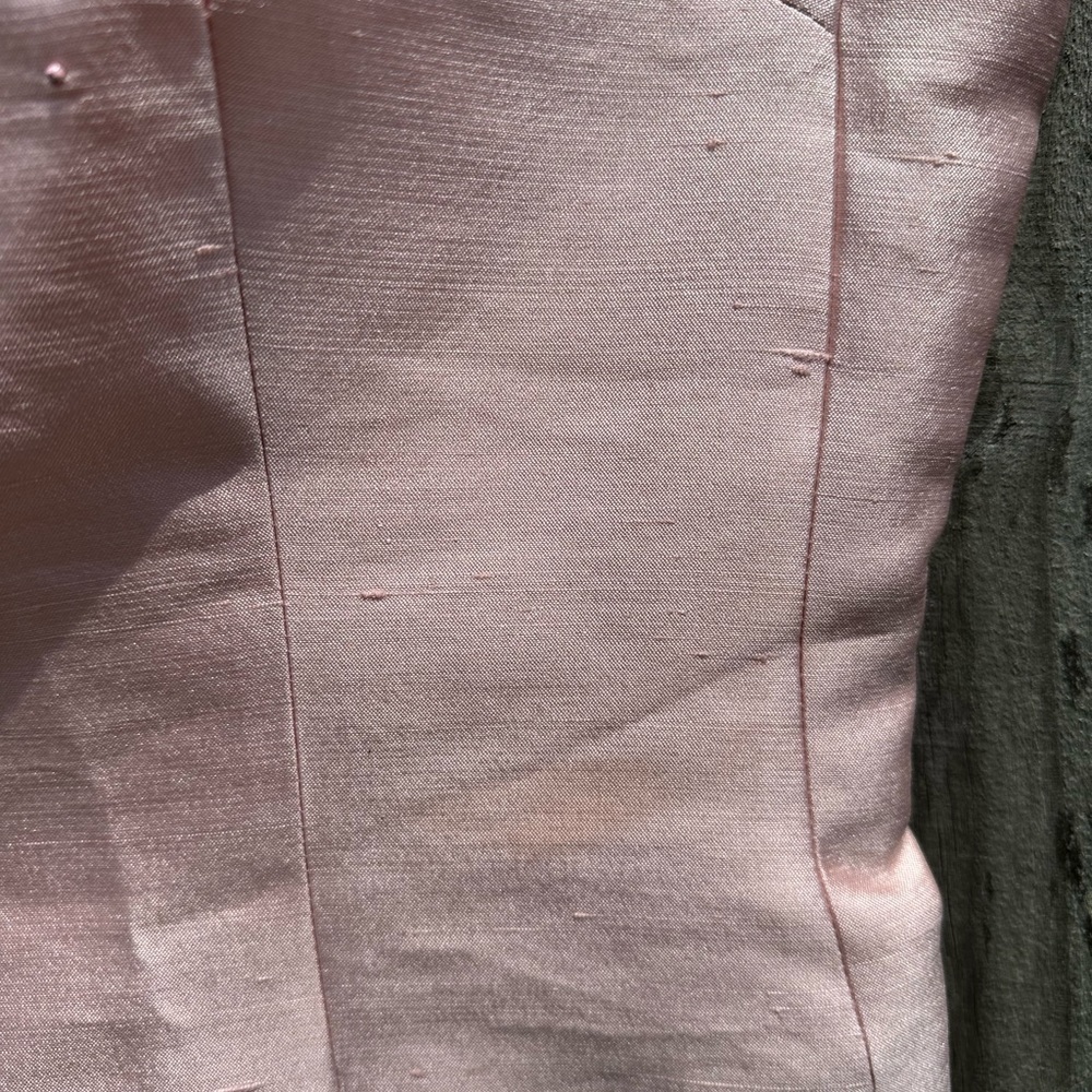 Vintage Briny Marlin Women's Pink Silk Jacket Set Union Made in USA! - Picture 9 of 16